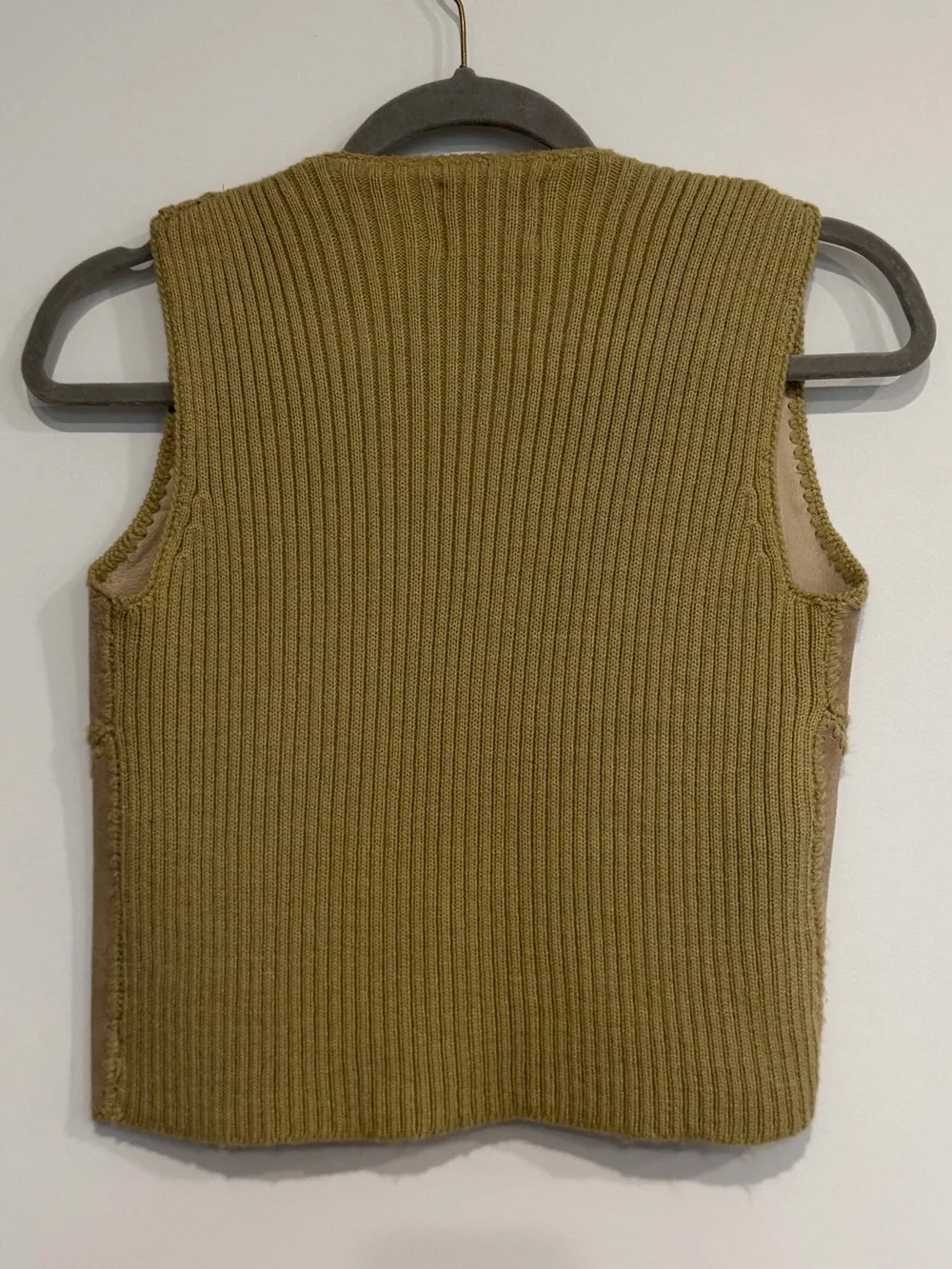 Miller Outerwear Pig Suede Leather Fringe Beaded Western Vest Size Small